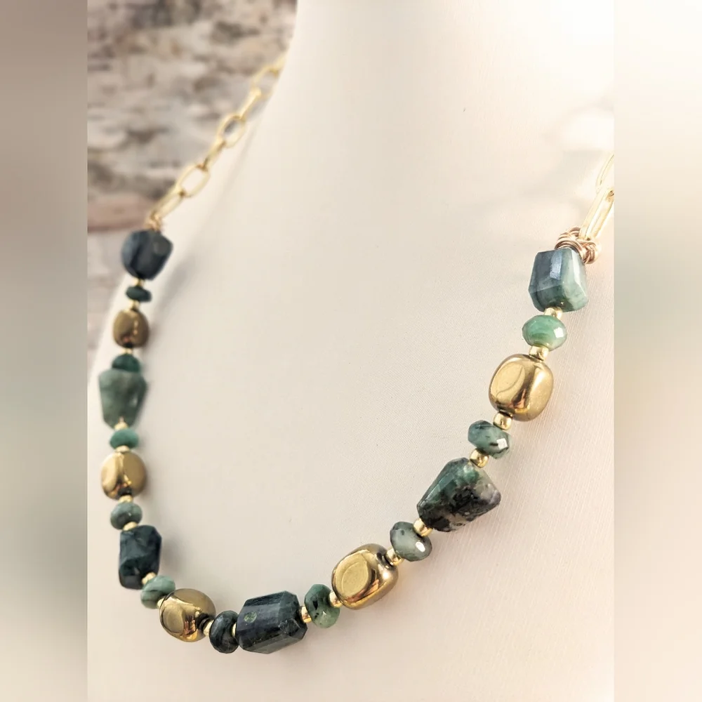 Emerald genuine stones